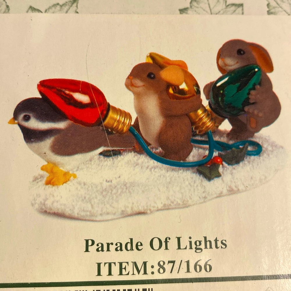 CHARMING TAILS FITZ & FLOYD PARADE OF LIGHTS, 87/166 NEW IN BOX